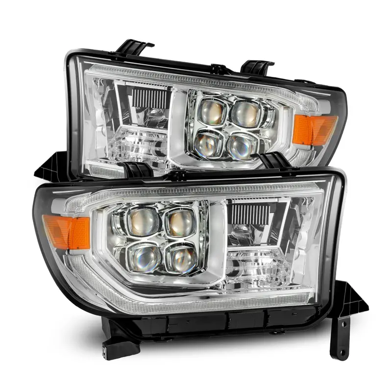 07-13 Toyota Tundra/08-17 Toyota Sequoia Mk Ii Nova-Series Led Projector Headlights Chrome (With Level Adjuster) 1