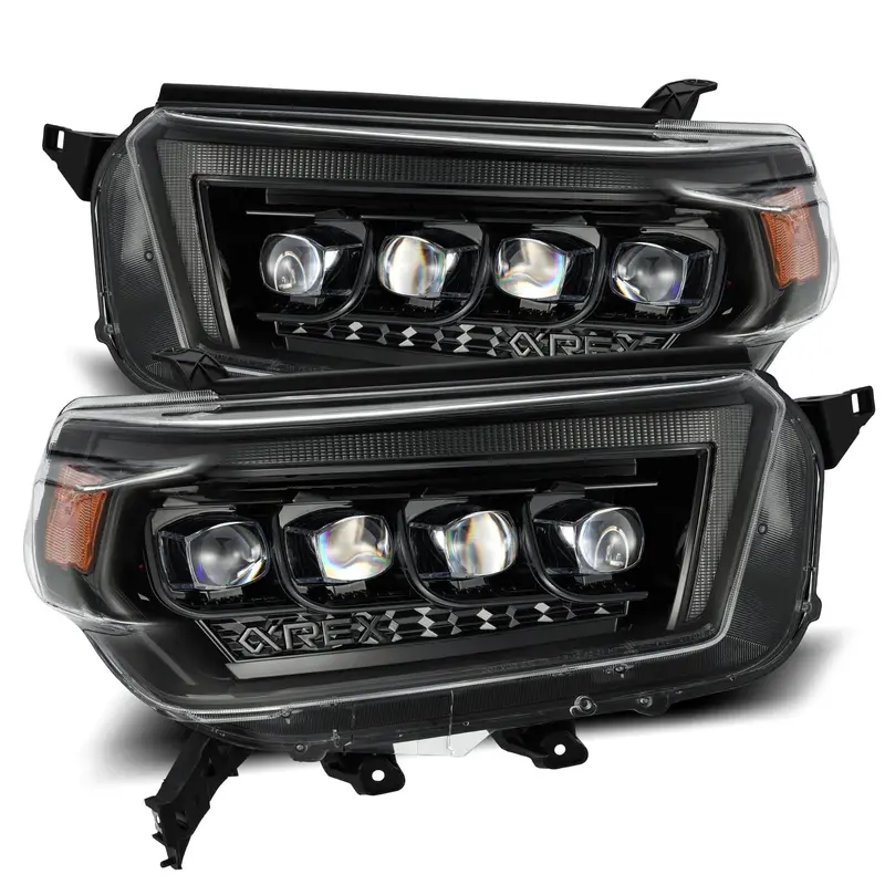 10-13 Toyota 4Runner Nova-Series Led Projector Headlights Alpha-Black 1