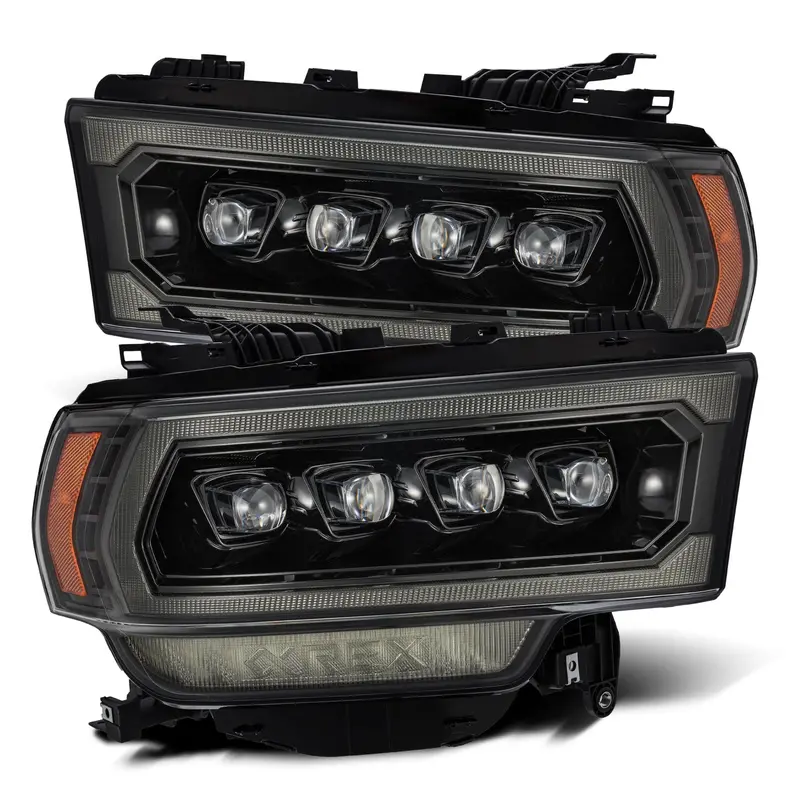 19-24 Ram 2500/3500/4500/5500 Nova-Series Led Projector Headlights Alpha-Black 1