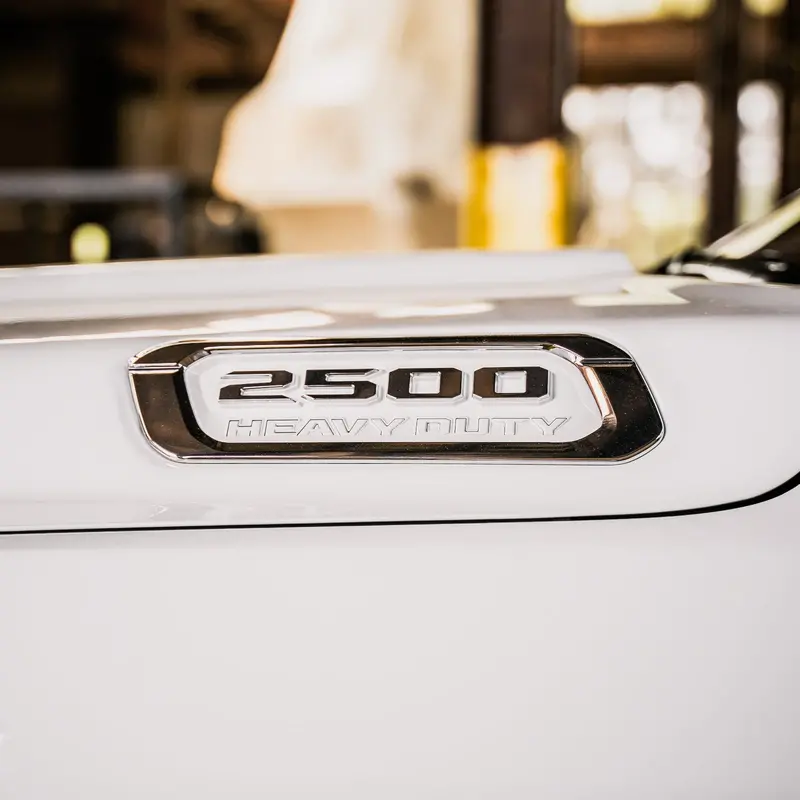 2019-2022 Ram 2500/3500 Oem Hood Badges Custom Painted 1