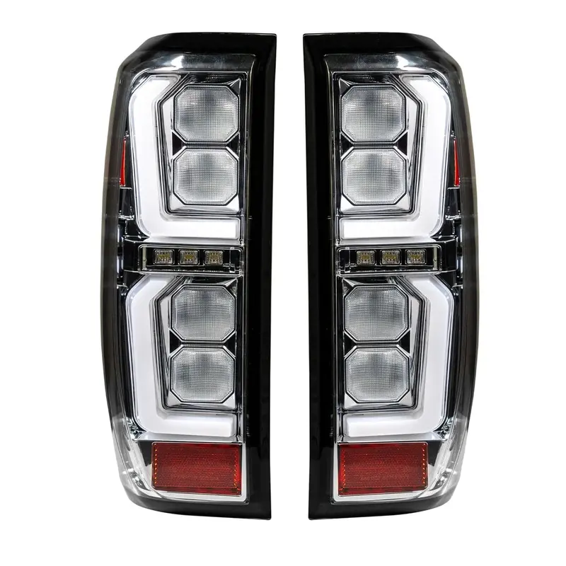 2020-2023 Gmc Sierra 2500/3500 Recon Clear Lens (Paintable) Oled Tail Lights (Replaces Oem Led) 1