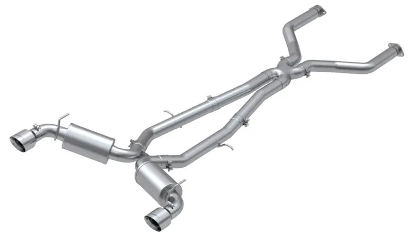 3" Cat Back, Dual Rear, T304, Infiniti Q60 3.0L Rwd/Awd 2017-2022 1