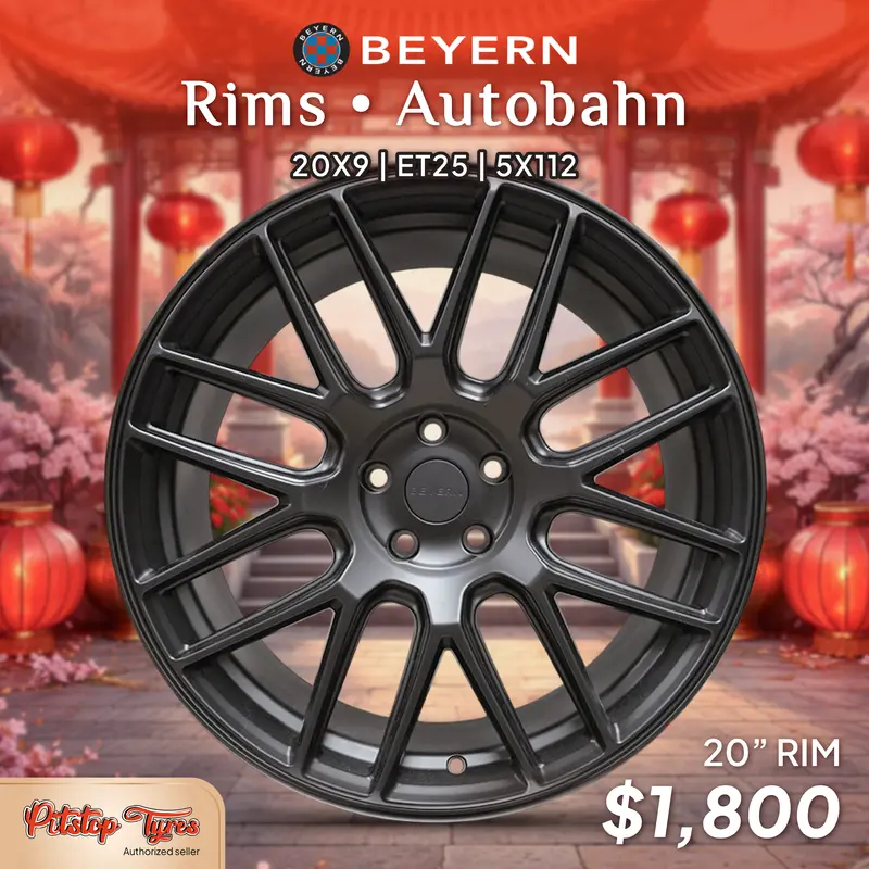 Beyern Autobahn 20" Alloy Rims Set Of 4 1
