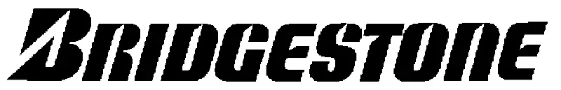 Bridgestone, 13 1-2"X2 1-4", Die Cut, White Or Black 1