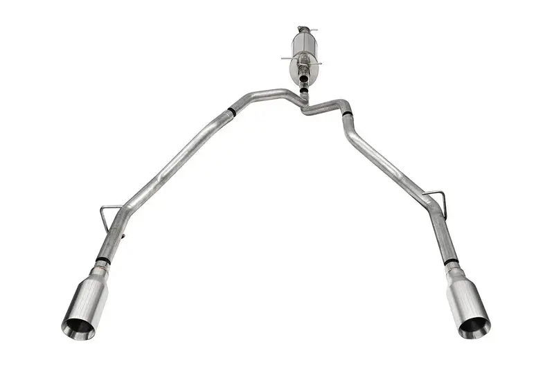 Corsa Performance - Sport / 3.0 In To 2.5 In Cat-Back Dre 5.0 In Single Tips | 2025 Ram 1500 3.0L Turbo 1