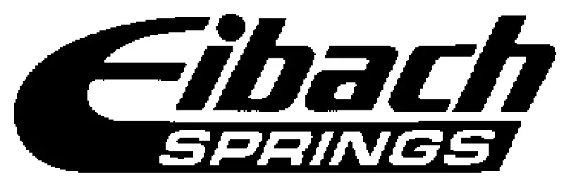 Eibach Springs, 7 1-2" X 2 1-2", Die Cut, White Or Black 1