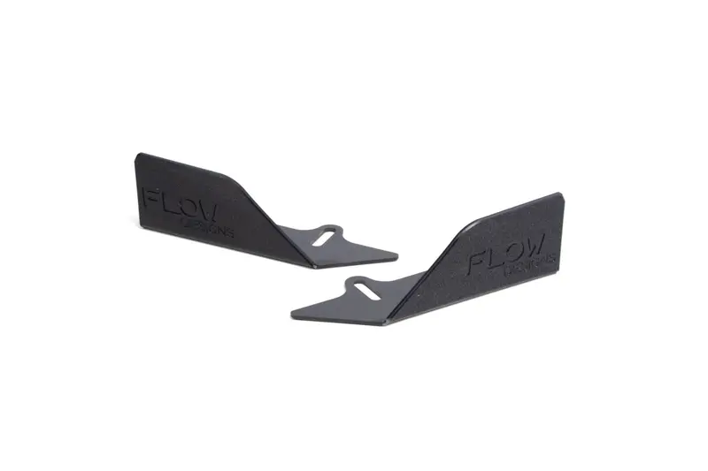Flow Designs  Fk8 Civic Type R Front Lip Splitter Winglets (Pair) 1