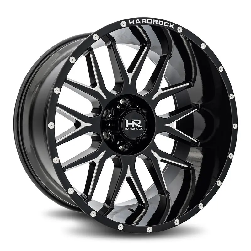 Hardrock Offroad - H500 22X12 Gloss Black Milled 1