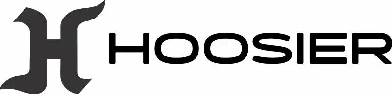 Hoosier Small, 8" X 2", Die Cut, White Or Black 1