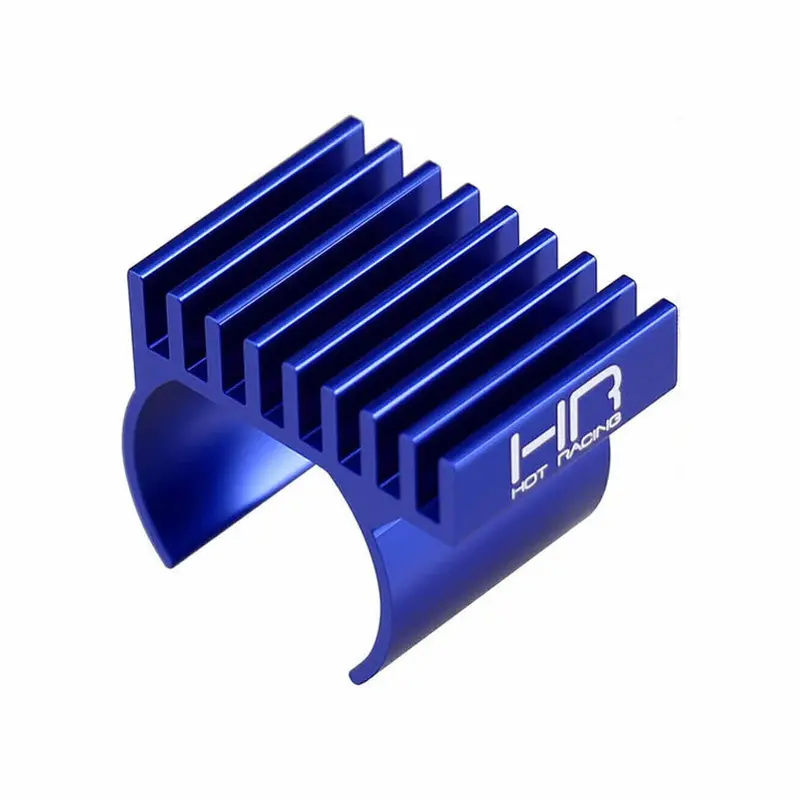 Hot Racing Aluminum 9-Fin Motor Heat Sink (Blue) For Axial Scx30 – Hrasxty030h06 1