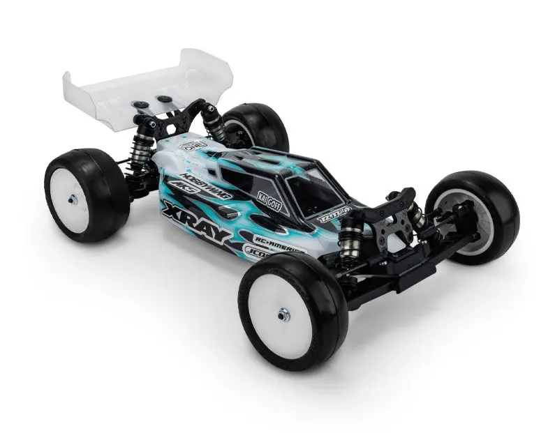 Jconcepts Xray Xb2 2024 "F2" Lightweight Clear Buggy Body W/Two Wings 1