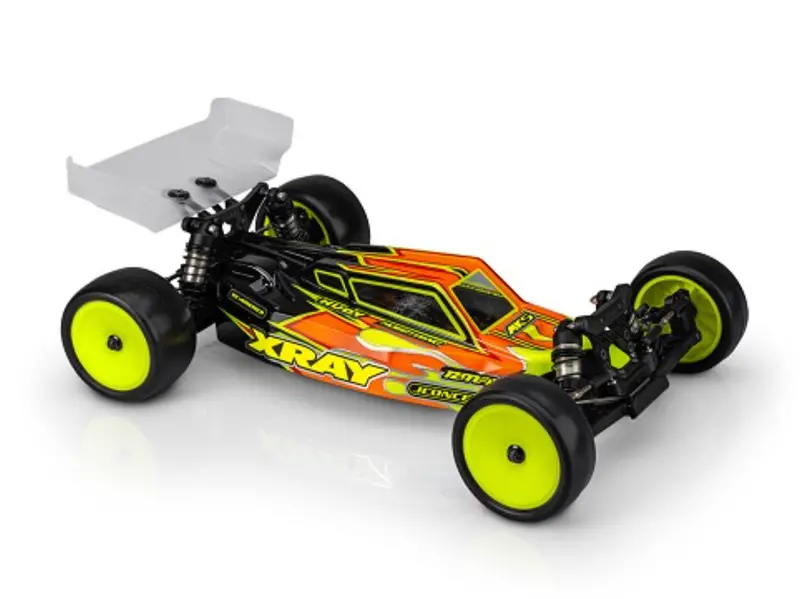 Jconcepts Xray Xb2 2025 “S2” 1/10 Buggy Body (Clear) W/Two Wings (Standard Or Lightweight)  Part # 0685 / 0685L 1