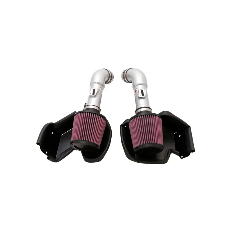 K&N Cold Air Intake - High-Flow, Aluminum Tube - Nissan/Infiniti 370Z/G37 V6-3.7L , Silve 2008-2020 1