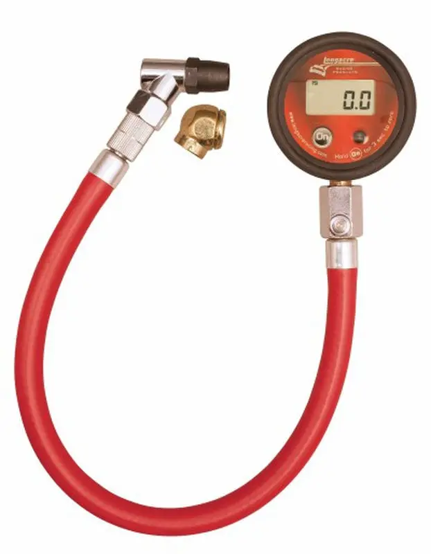 Longacre Tire Gauge 53036: Basic Dig Tpg 0-100 Psi W-Angle & Ball Chuck 1