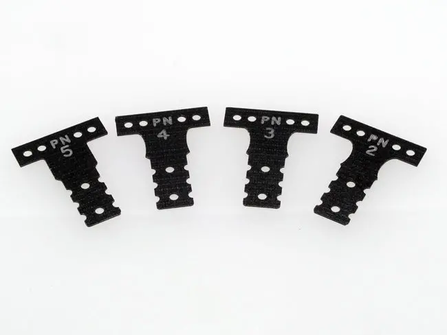 Pn Racing Mini-Z Mr03 Mm G10 Black Fiberglass T-Plate #5 (Black Version) 1