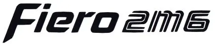 Pontiac Fiero Replacement Decklid Decal 1