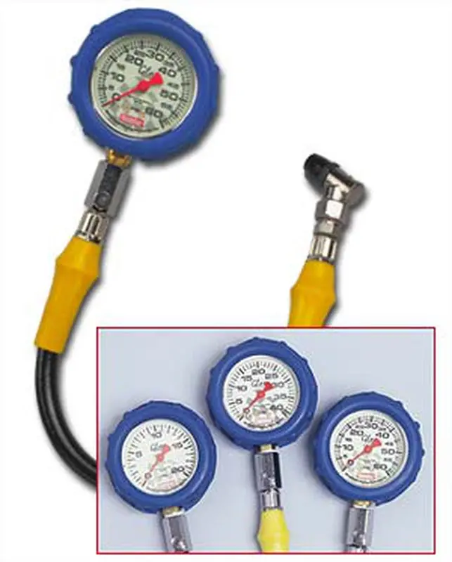 Quickcar Tire Gauge (Standard, Glow Face Or Liquid Filled) 1