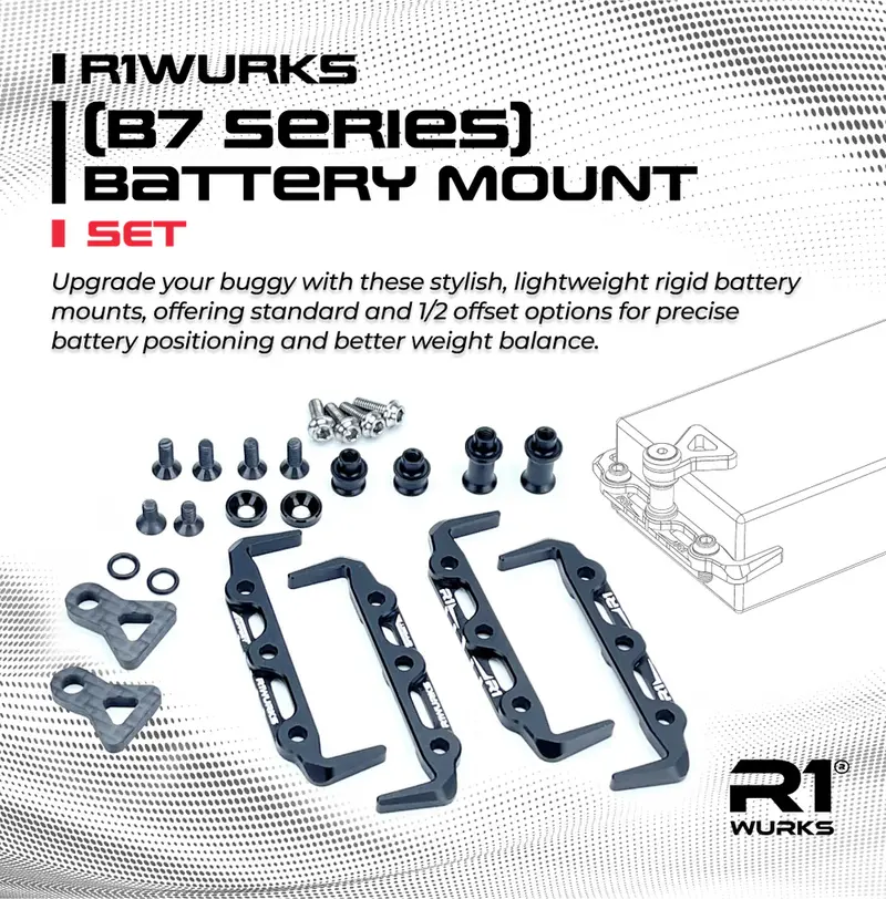 R1wurks (B7 Series) Battery Mount Set – 900104 1