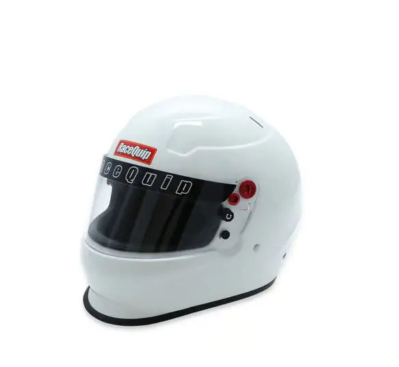 Racequip Pro25 Full Face Helmet - White, Gloss Black, Flat Black 1