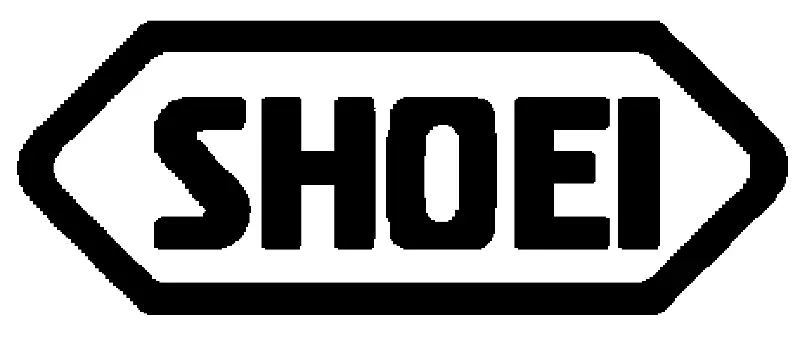 Shoei, 4 1-2" X 1 3-4", Die Cut, White Or Black 1