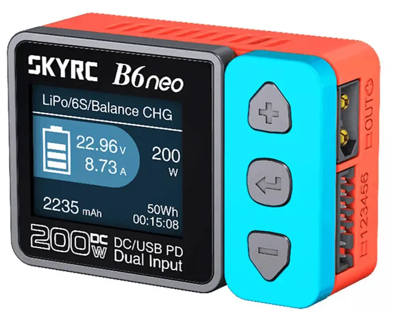 Skyrc B6 Neo 200W Dc / Usb-C Pd Dual Input Smart Charger – Sk-100198-01 1