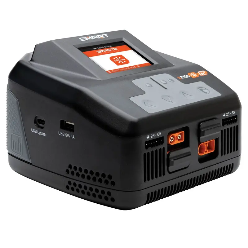 Spektrum Rc S2100 G2 Ac Smart Charger (6S/12A/100W X2) Spmxc2000 1