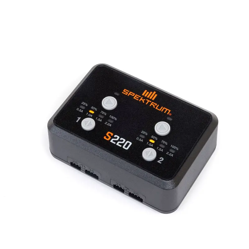 Spektrum S220 Ac 2X20w Dual Lipo Balance Charger  Part #: Spmxc0220 1