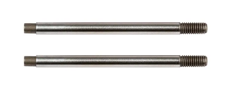 Team Associated 3X24mm V2 Screw Mount Front Shock Shaft (2) (Chrome) 1