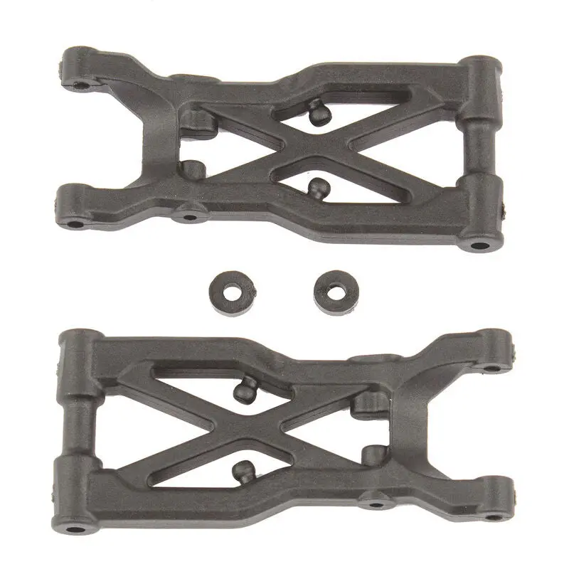 Team Associated Rc10b74 Factory Team Carbon Rear Suspension Arms (Part #92298) 1