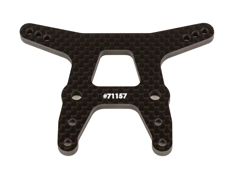 Team Associated Rc10t6.4 Carbon Front Shock Tower (Gullwing Arm) [71157] 1