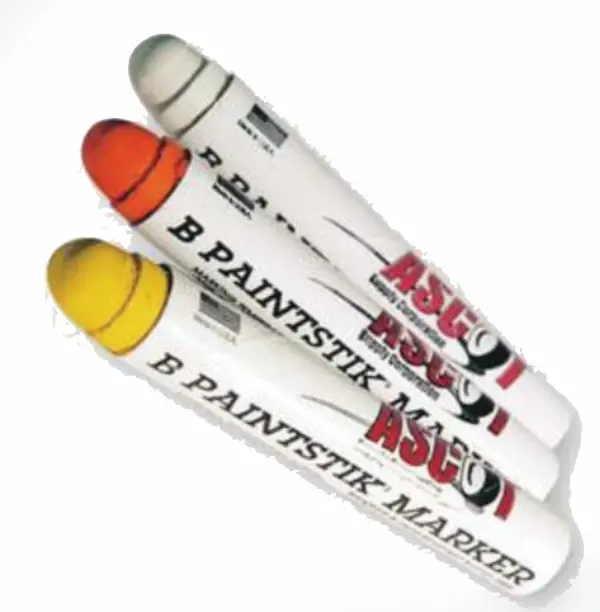 Tire Marker Crayon - White Or Orange 1