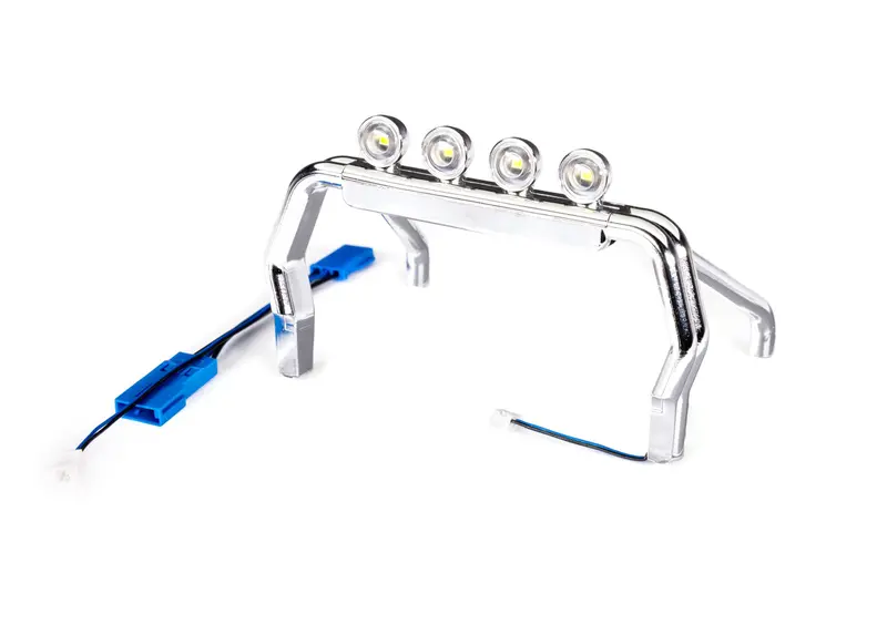 Traxxas Trx-4Mt Lighted Chrome Roll Bar – Part #9862X 1