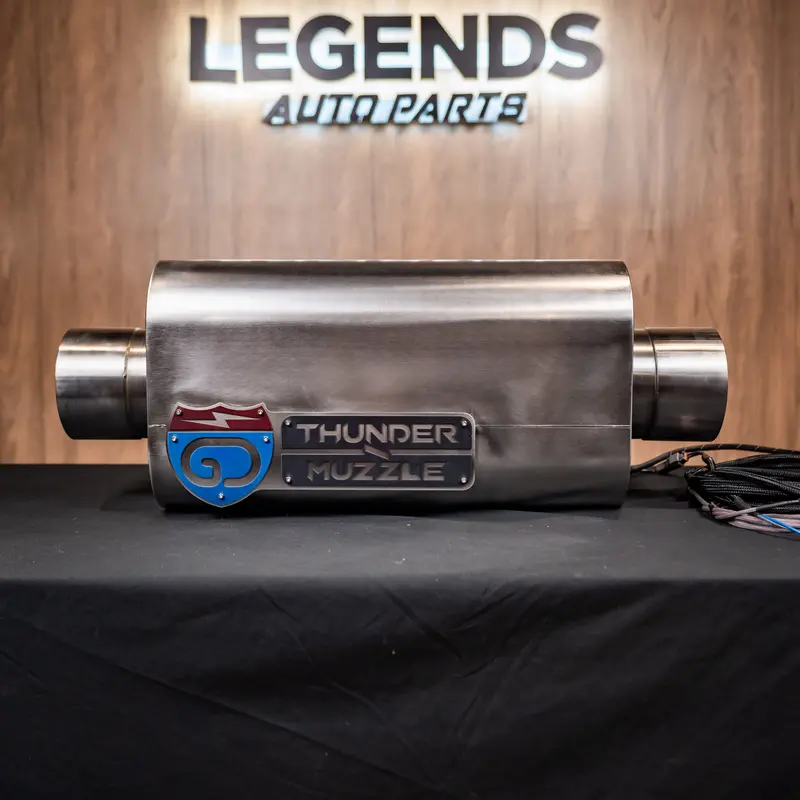 Universal 5 Inch Thunder Muzzle Electronic Diesel Muffler 1
