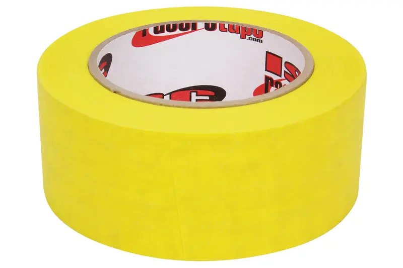 Yellow Masking Tape 2" X 50' Roll - Used For Temporary Numbers 1
