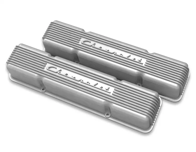 Holley 241-106 Licensed Gm Vintage-Style Valve Covers 1
