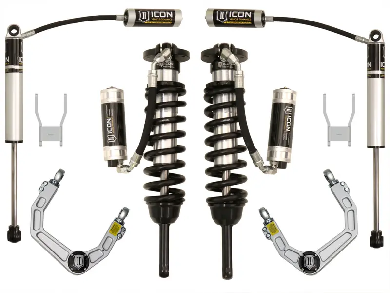 Icon Vehicle Dynamics Stage 5 Suspension System – 0–3" Lift For 2005–2011 Toyota Hilux W/ Billet Upper Control Arms (K53140) 1