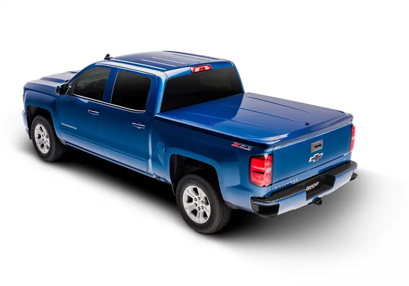 Undercover Uc4116L-3R3 Lux Hard Tonneau Cover – Bright Red Finish, Fits 2014–2021 Toyota Tundra Crewmax Short Bed (5.7 Ft) 1